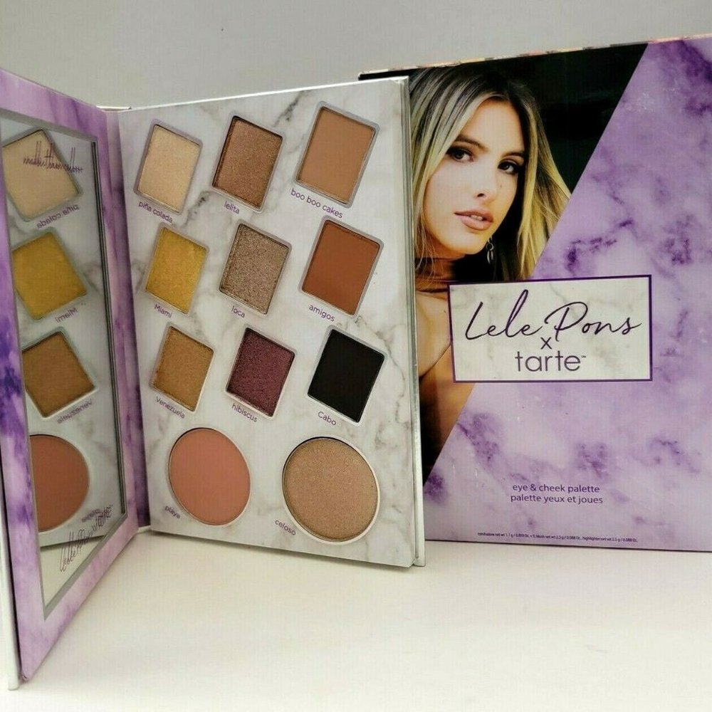 TARTE LeLe Pons X tarte Eye & Cheek Palette (Eyeshadow/Blush/Highlighter) NEW